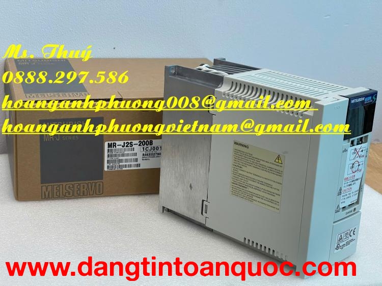 New servo driver - MR-J2S-200B - Phân phối Mitsubishi tại Bình Dương