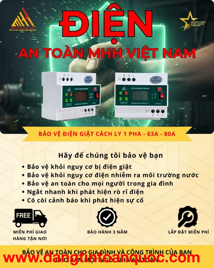 Thiết bị bảo vệ điện giật thế hệ mới đến từ MHH Việt Nam