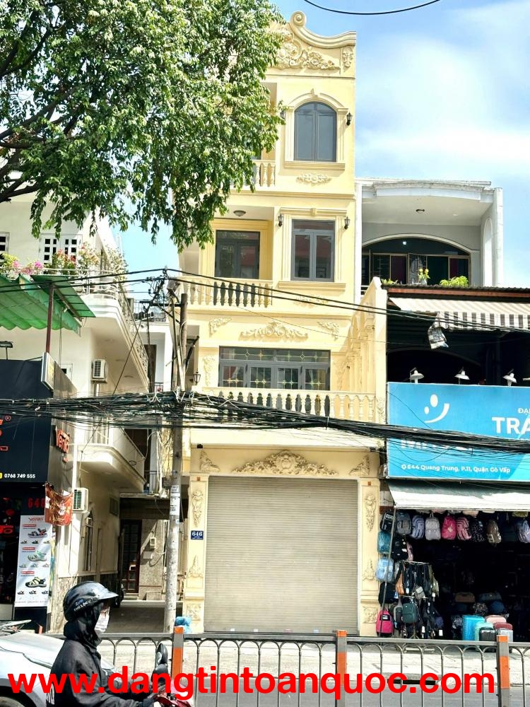 Cho thuê toà nhà mặt tiền Quang Trung, Phường 11 – vị trí kinh doanh sầm uất Gò Vấp