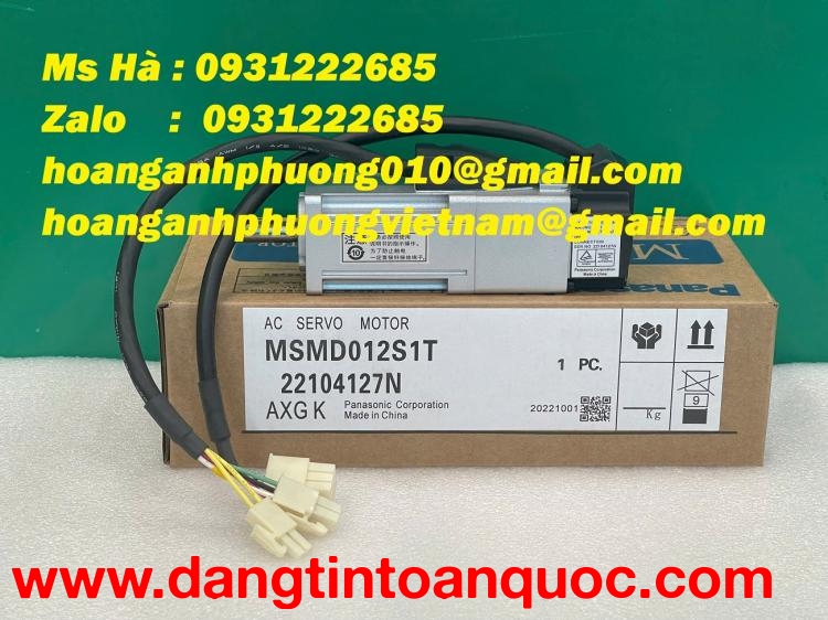 Giá cạnh tranh - Động cơ Panasonic MSMD012S1T hàng nhập 