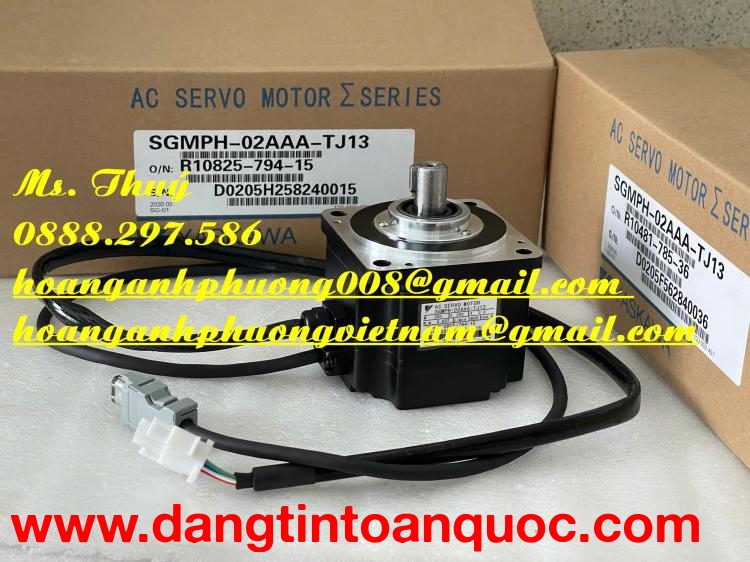 Yaskawa chính hãng - SGMPH-02AAA-TJ13 - Động cơ mới 100%