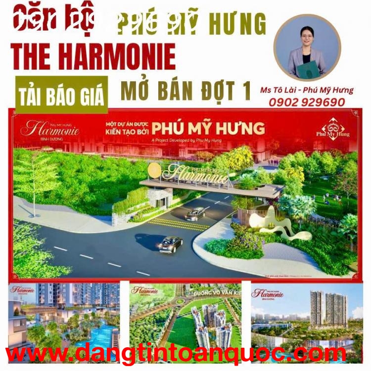 Không thể bỏ lỡ mở bán đợt đầu tiên của Phú Mỹ Hưng - Căn hộ The Harmonie Phú Mỹ Hưng ra mắt tháng 1