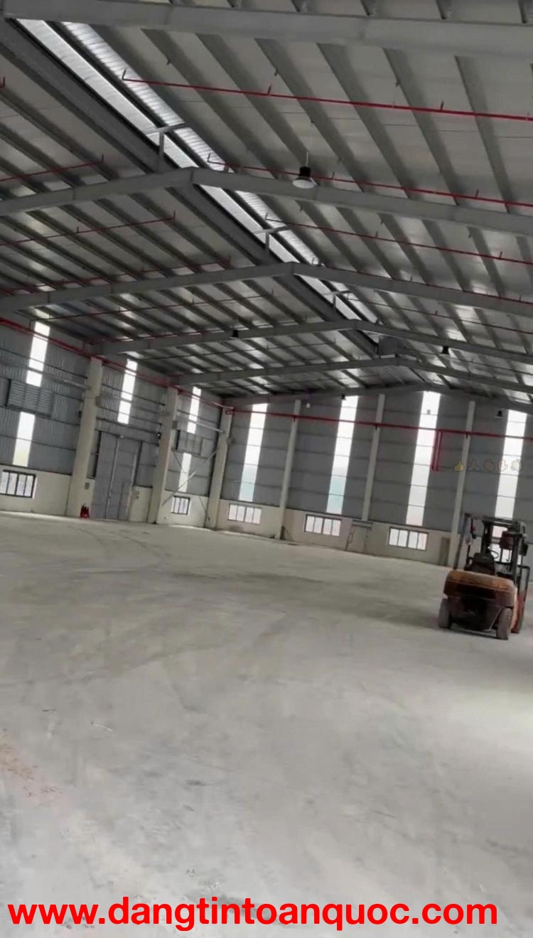 cho thuê kho xưởng 1680m2 ở KCN Thanh Liêm , Hà Nam. PCCC tự động giá 80k/m2