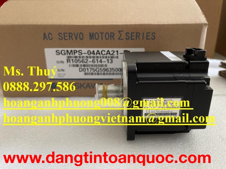 Giao hàng toàn quốc - Động cơ Yaskawa SGMPS-04ACA21-E