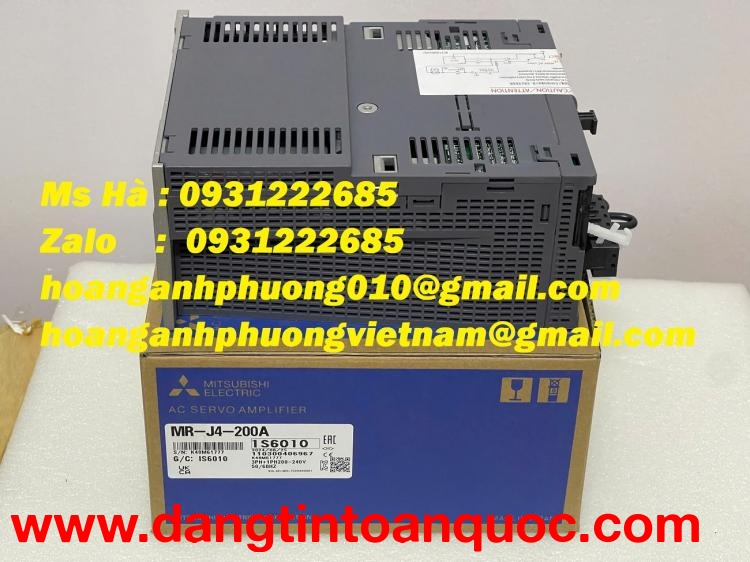 Nơi cung cấp uy tín - Bộ điều khiển MR-J4-200A mitsubishi 2kW