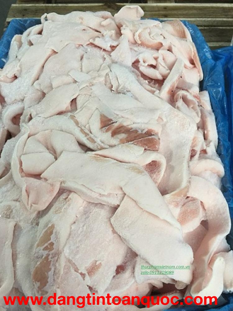 Mỡ heo đông lạnh nhập khẩu cho nhà máy thực phẩm