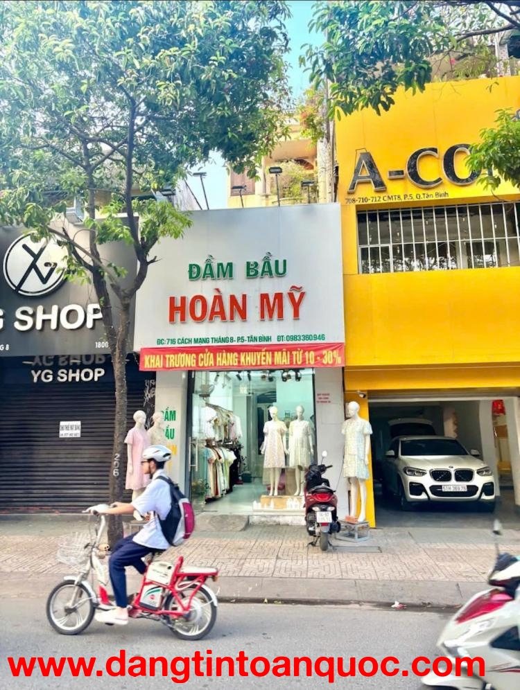 Sang Shop Đầm Bầu Thời Trang – Mặt Tiền Đường Cách Mạng Tháng 8, Phường 5, Quận Tân Bình, HCM
