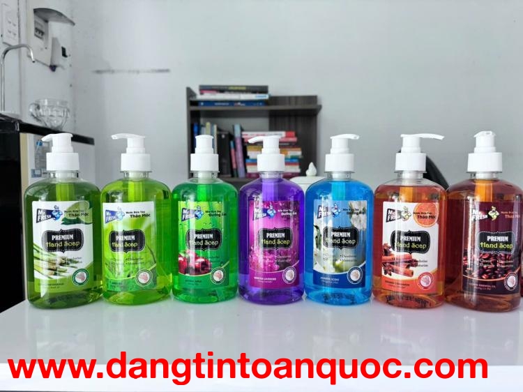 Nước rửa tay chuyên dụng cho nơi cao cấp sang trọng với mùi hương ngọt ngào