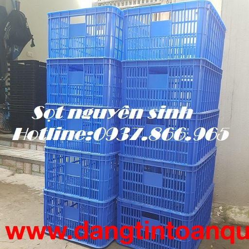 Sọt cao 25 tại Hà Nội, bán sọt nhựa công nghiệp các loại, sóng nhựa hở 
