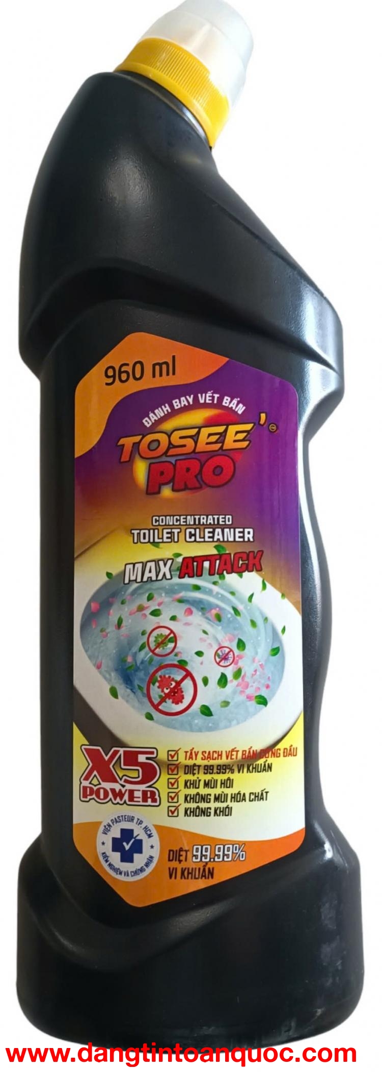 Tẩy Tolet không mùi và an toàn cho gạch men