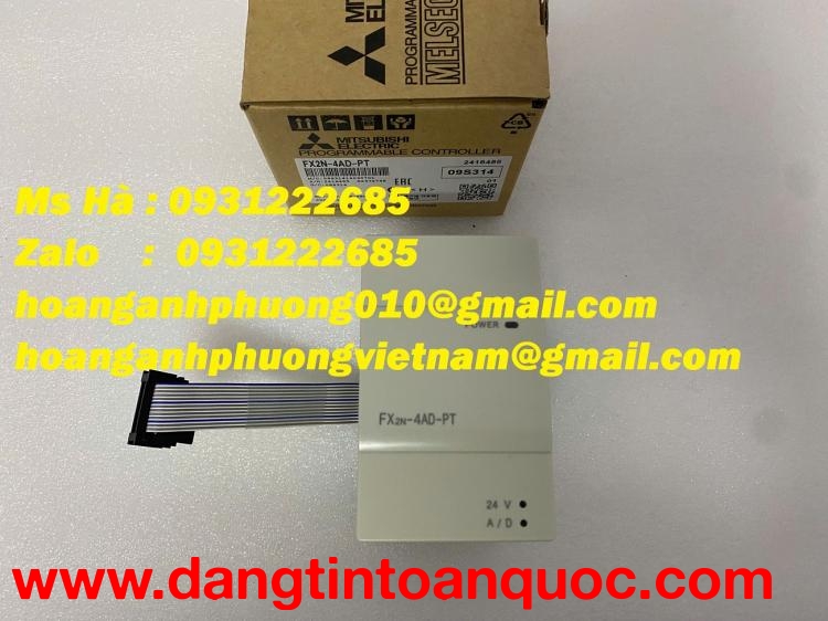 FX2N-4AD-PT mitsubishi - mô đun nhiệt độ giá tốt - mới 100%