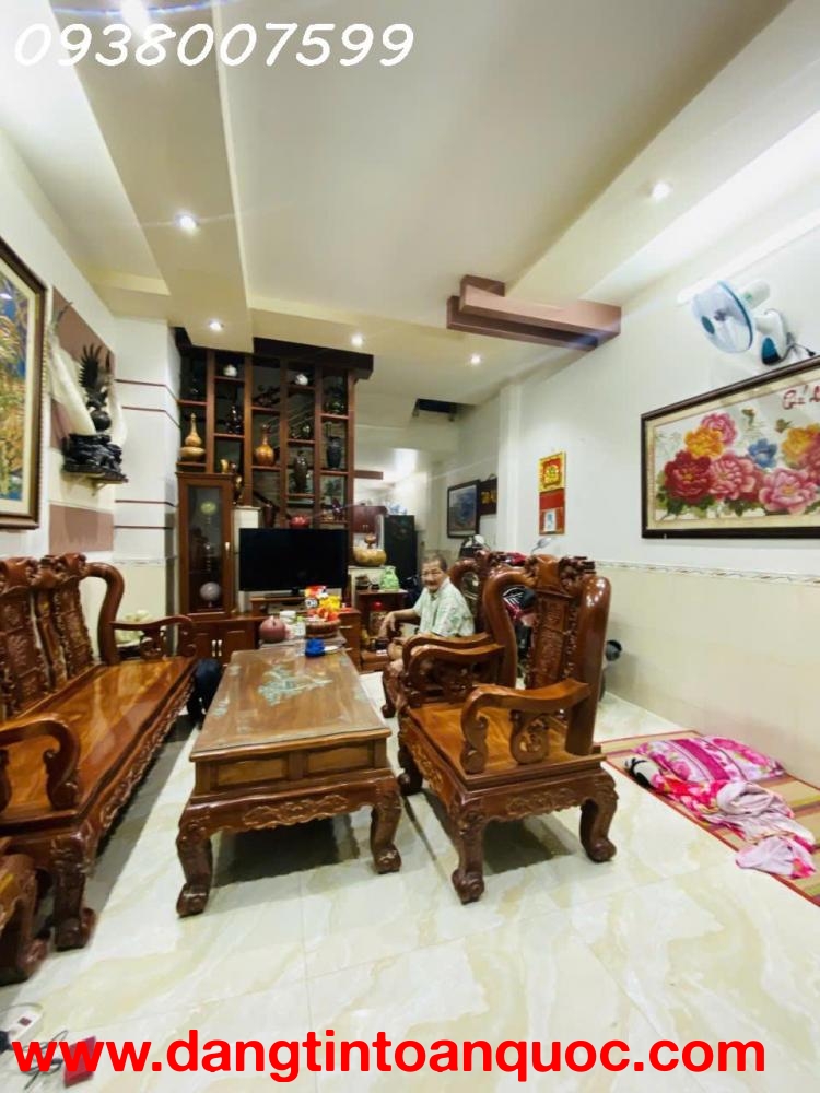 HẺM XE HƠI 7M THÔNG – NHÀ 4 TẦNG KIÊN CỐ – QUẬN 7