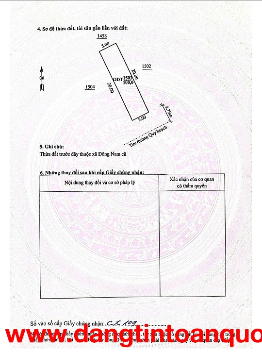 BÁN ĐẤT CHÍNH CHỦ – PHƯỜNG ĐÔNG QUANG