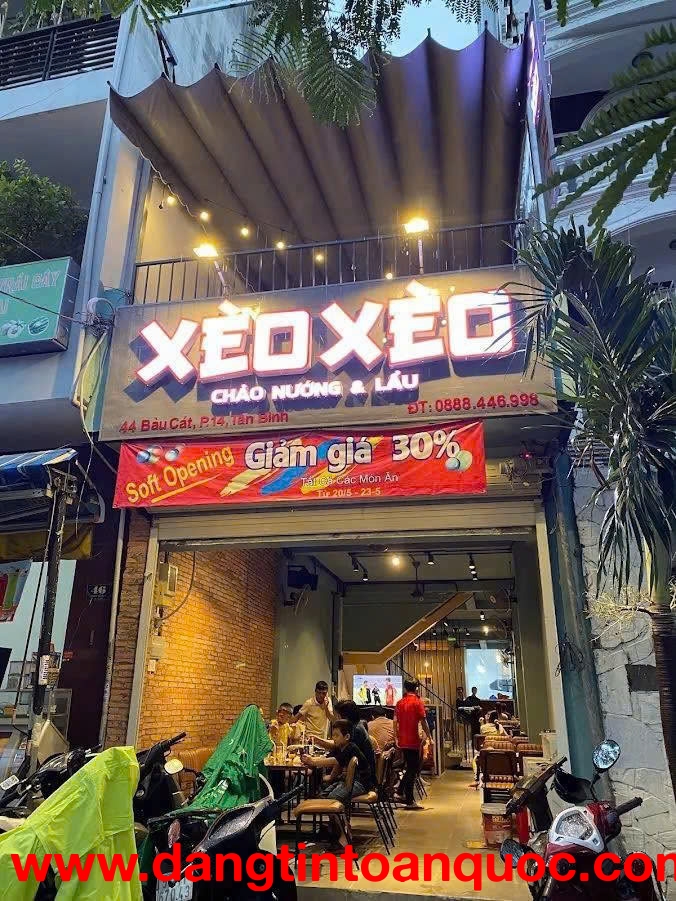 CHO THUÊ NHÀ MẶT TIỀN 44 BÀU CÁT, P.14, Q. TÂN BÌNH, TPHCM