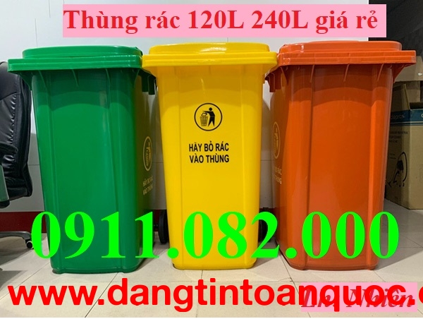  Giảm giá đầu năm 2026 thùng rác giá rẻ- thùng rác 120 lít 240 lít 660 lít- lh 0911082000