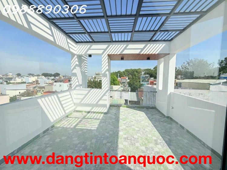 Nhà mới 4 tầng full nội thất, 63m2, nở hậu 5m, giá 6.8 tỷ, Tam Phú, Thủ Đức