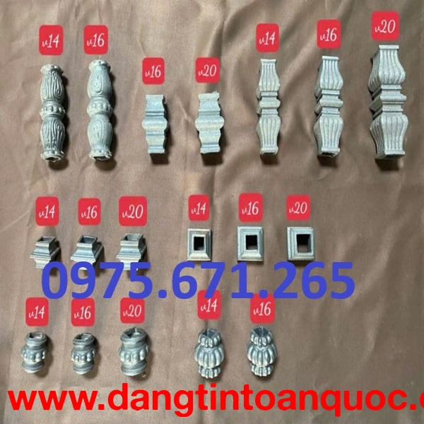 Chuyên sản xuất và phân phối phụ kiện gang, inox, sắt mỹ thuật 