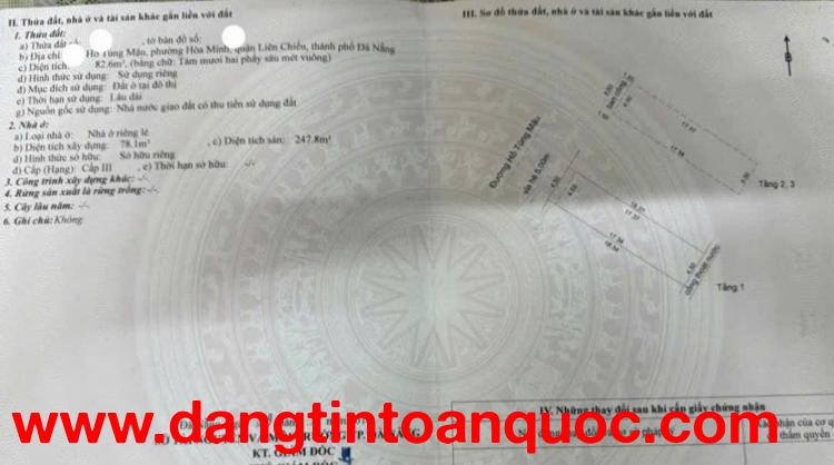 Bán nhà 3 tầng 3 mê đường Hồ Tùng Mậu - Vị trí kinh doanh