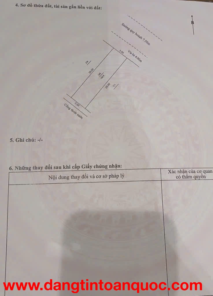 Bán lô đất đường 7,5m Nguyễn Chí Trung - Hòa Khánh mới
