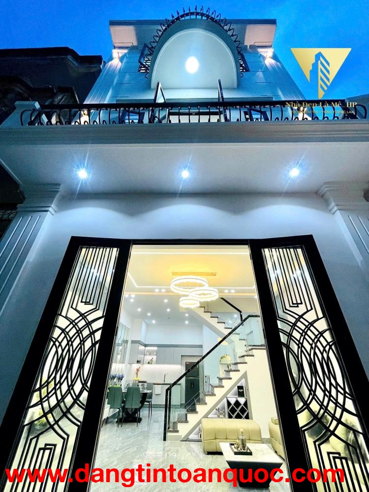 Bán Villa Mini Trung Tâm Lạch Tray – Nhà 3 Tầng, Có Sân Cổng Riêng, Full Nội Thất