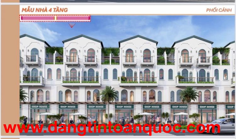 SH0PHOUSE 2 MẶT TIỀN – TRỤC ĐƯỜNG LÊ LỢI 40M – TRUNG TÂM TP MỚI BÌNH DƯƠNG