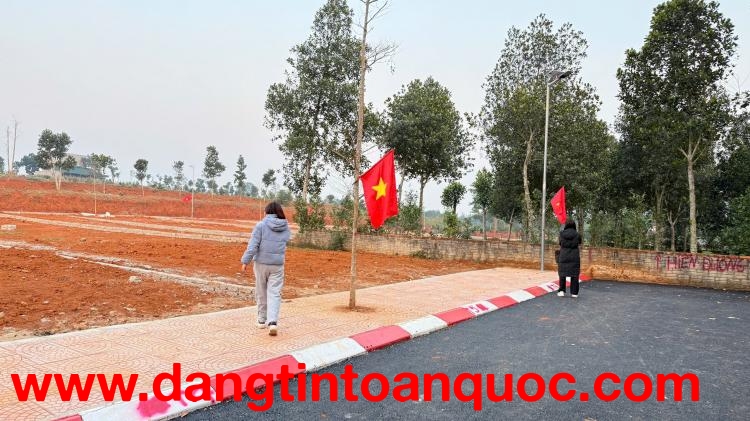 LÔ ĐẤT HƠN 100M2 TẠI THỌ TÂN - TRIỆU SƠN GIÁ 325 TRIỆU BAO SỔ