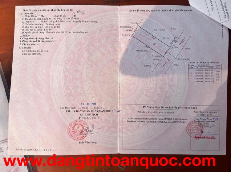 ĐẤT ĐẸP – GIÁ TỐT – CHÍNH CHỦ BÁN LÔ ĐẤT TẠI Phường Bình Chiểu, TP. Thủ Đức, Hồ Chí Minh