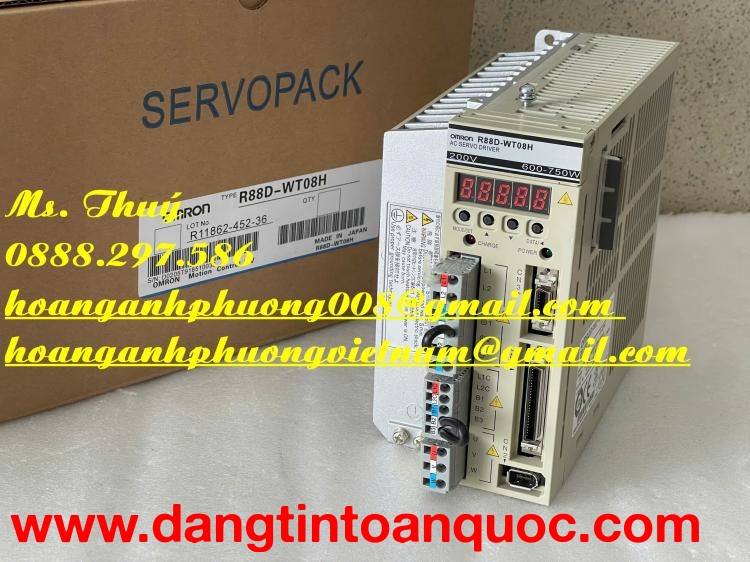 Giao toàn quốc - Servo Driver Omron R88D-WT08H - Hàng mới 100%