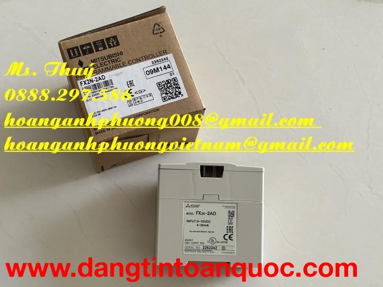 Bộ module Mitsubishi FX2N-2AD - Made in Japan - Giá ưu đãi