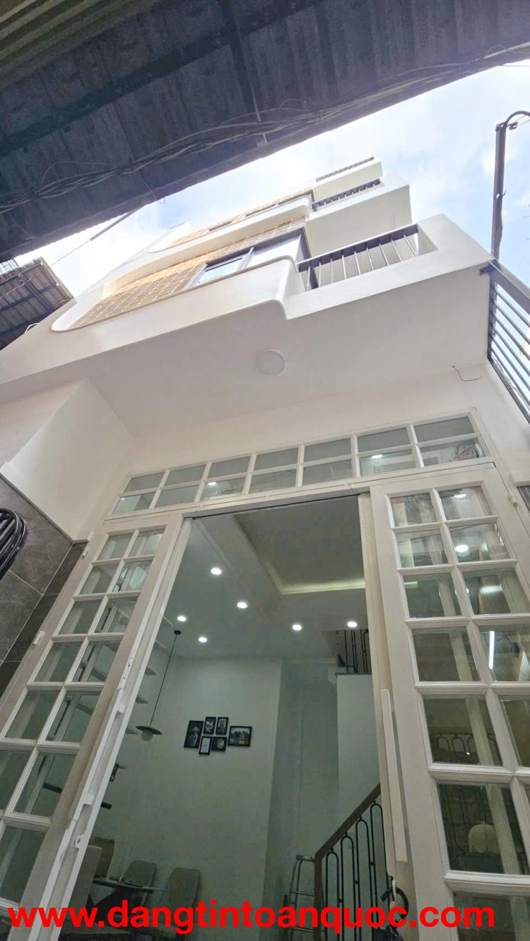 Nhà 4 tầng hẻm 154 Âu Dương Lân cách hẻm xe hơi 1 căn nhà P.Chánh Hưng. Giá 5,35 tỷ TL