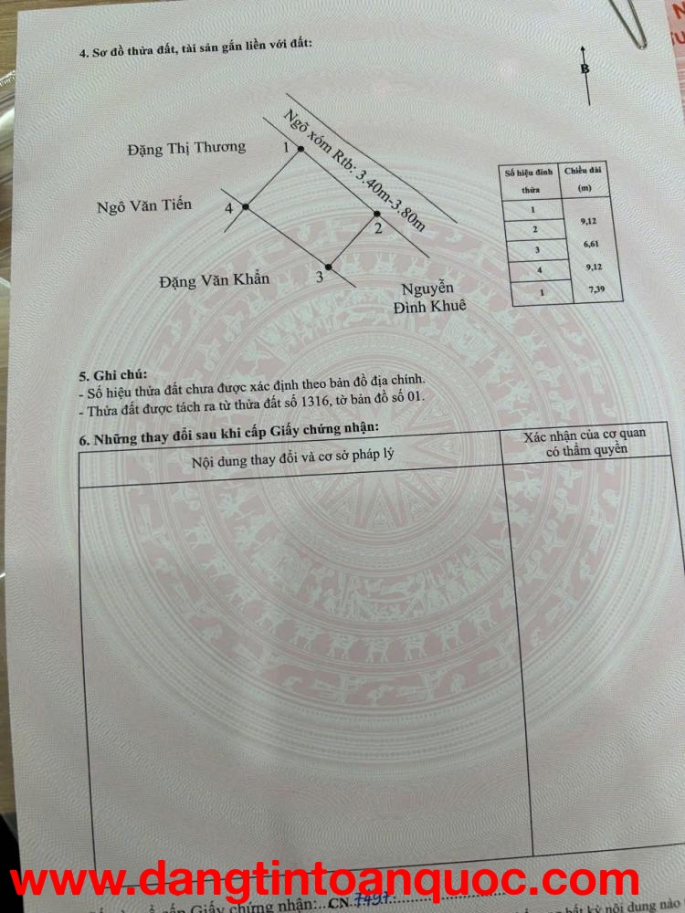 Bán lô đất trung tâm Xuân La Thanh Sơn 63,8m² – mặt tiền rộng hiếm, ngõ thông, giá 1.2x tỷ  ZALO 056