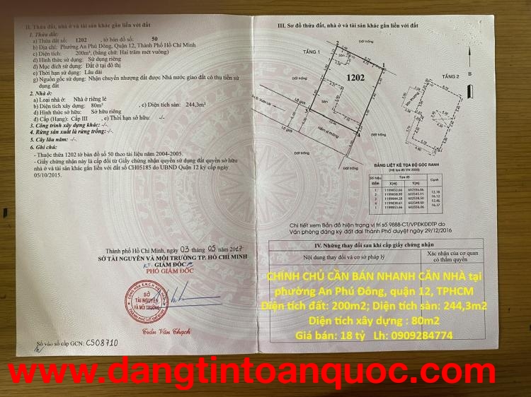 NHÀ VỊ TRÍ ĐẸP- GIÁ TỐT CHÍNH CHỦ CẦN BÁN NHANH CĂN NHÀ tại quận 12, TPHCM