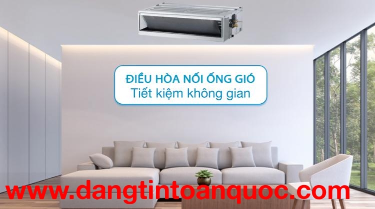Điều hòa giấu trần nối ống gió Inverter/Non-Inverter, Ưu/Nhược điểm