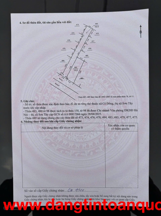 HÓT NHẤT HÒA LẠC LÔ GÓC TRỤC CHÍNH KINH DOANH 122M GIÁ CHỈ 40TR/M