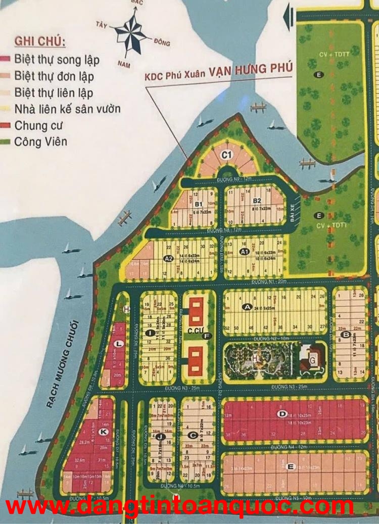 ???? NỀN BIỆT THỰ - 10m x 23m - VẠN HƯNG PHÚ ????