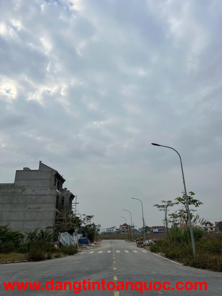 BÁN ĐẤT LÔ GÓC TĐC BẮC SÔNG CẤM – THỦY NGUYÊN, HẢI PHÒNG  TRỤC 13M, KHU HÀNH CHÍNH MỚI