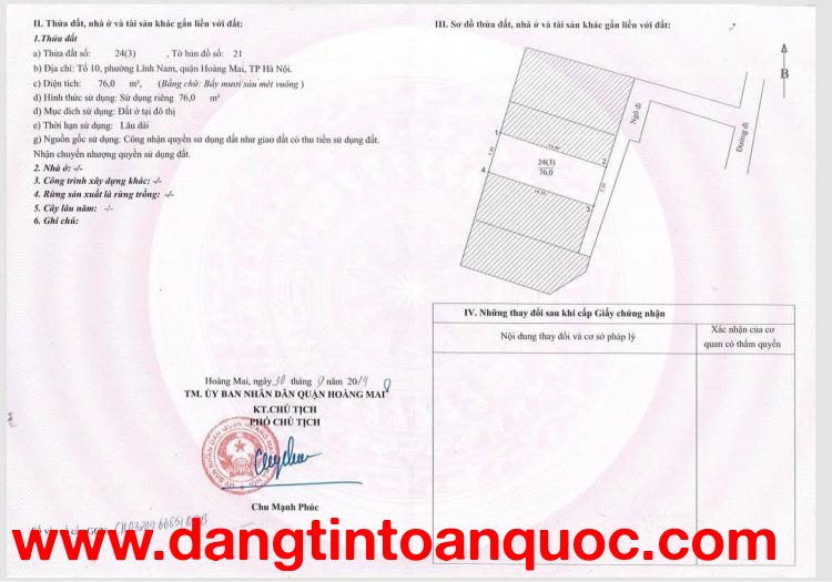 NHÀ ĐẸP – GIÁ TỐT –  BÁN GẤP NHÀ Tại Phường Lĩnh Nam, Hoàng Mai, HN