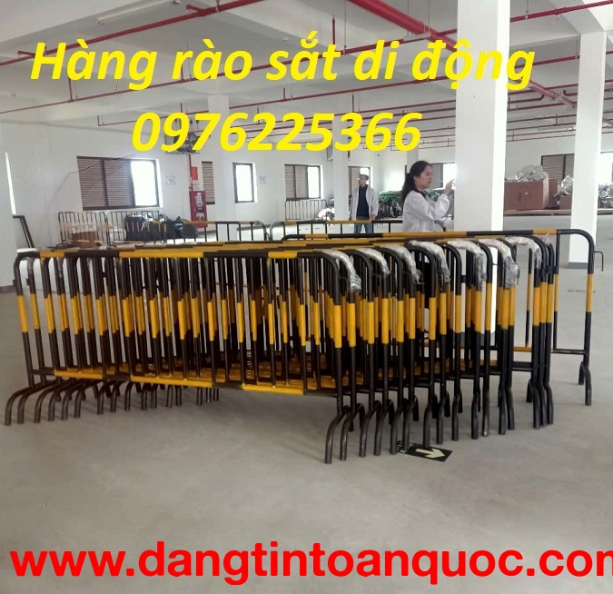 Hàng rào di động, Hàng rào sắt di động