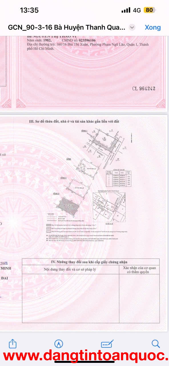 Bán nhà 88/79/9 Bà Huyện Thanh Quan F9 Q3