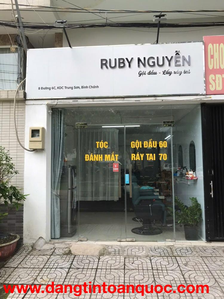 CHÍNH CHỦ CẦN SANG TIỆM TÓC / SANG NHƯỢNG MẶT BẰNG – Vị trí: Khu dân cư Trung Sơn, gần Bệnh viện Nam