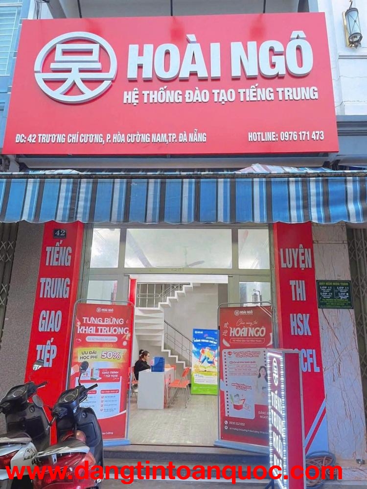 Sang nhượng 04 trung tâm tiếng Trung ở Đà Nẵng