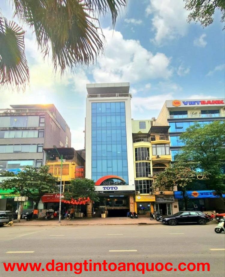 ???? TÒA VĂN PHÒNG MẶT PHỐ HOÀNG QUỐC VIỆT, 291M2 9 TẦNG MT 8M, CHỈ 250 TỶ ????