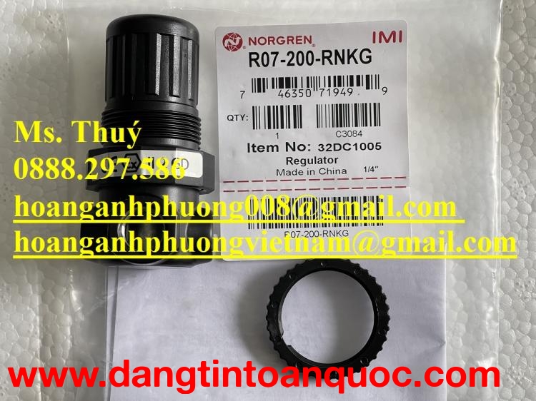 R07-200-RNKG - Van điều áp Norgren - Chính hãng - Bình Dương