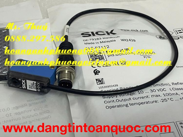 Chuyên hàng chính hãng - Cảm biến Sick GL6-P7112 