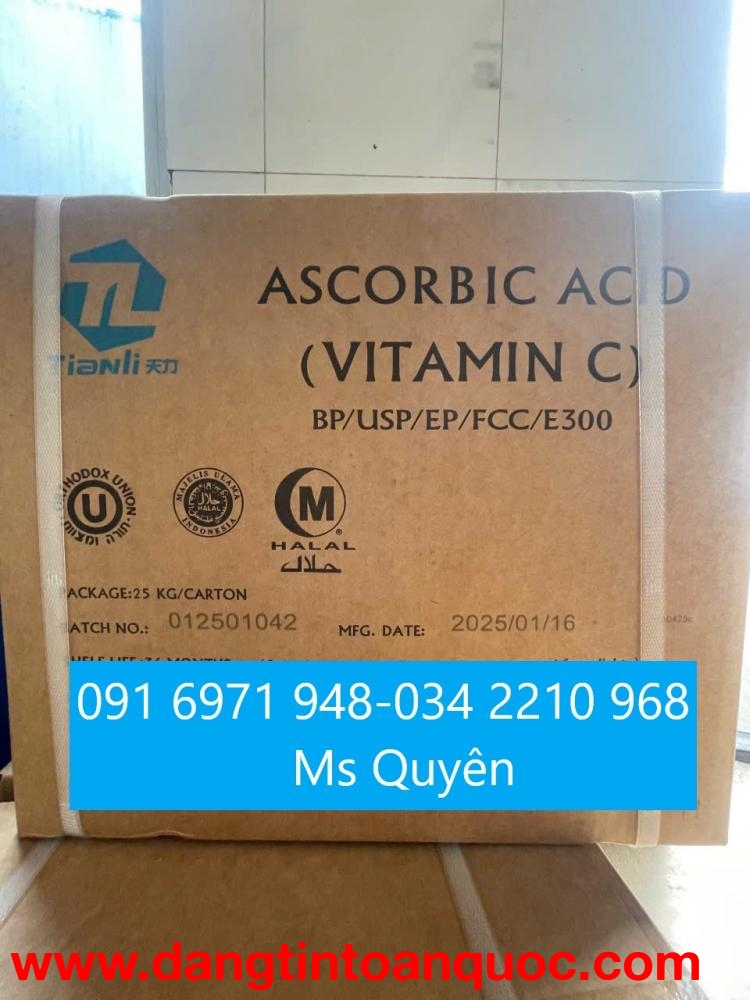 Vitamin C 99% hãng TIANLI 