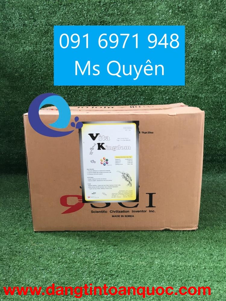 Vitamin- Vita kingdom cho tôm