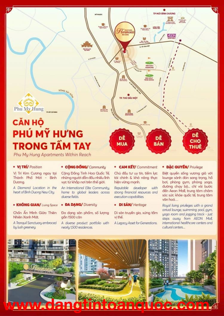 The Harmonie - Mở Bán Đợt 1 - Dự Án Phú Mỹ Hưng Harmonie, Dễ mua dễ bán dễ cho thuê. Đăng ký xem nhà