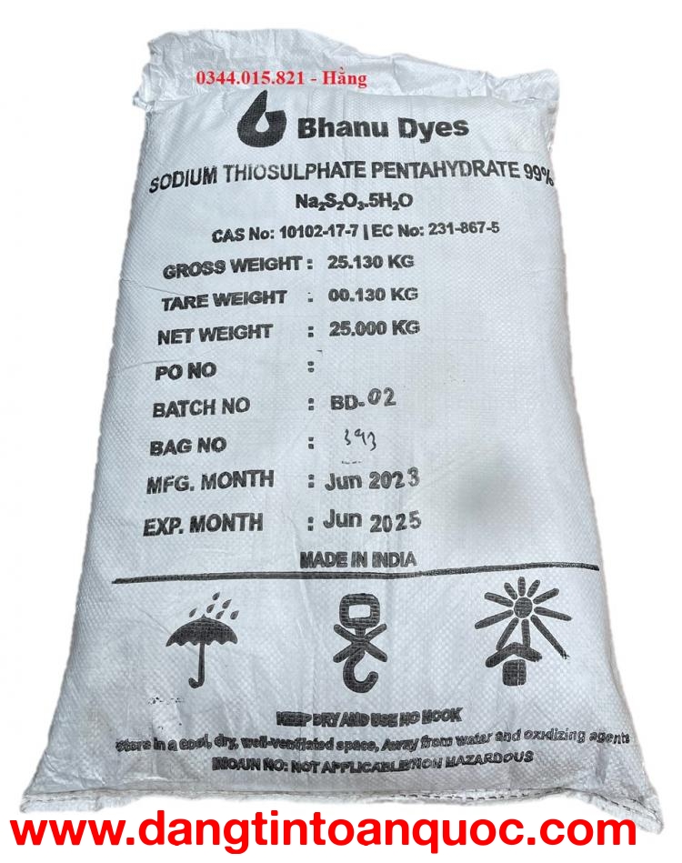 Sodium Thiosulfate hạt lớn, hạt nhỏ, trung hòa clorine, khử độc tố trong ao nuôi