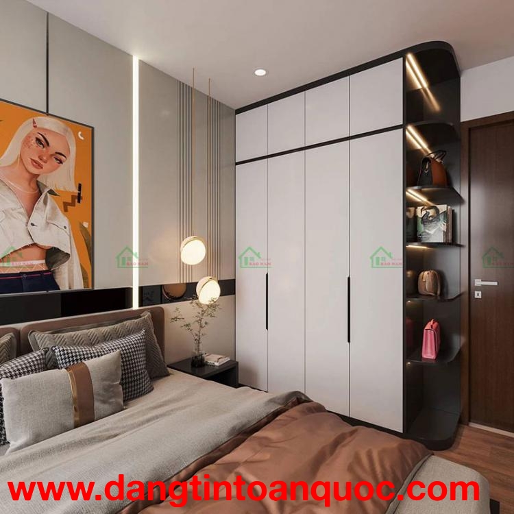 Tủ Quần Áo Cánh Mở Đẹp, Bền | Thi Công Theo Yêu Cầu