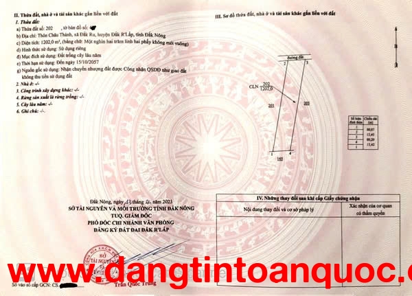 Chính Chủ Bán 20.000m2 Đất xã Đắk Ru, Đắk R'Lấp, Đắk Nông (Giáp ranh Bình Phước), Đã Có Sổ